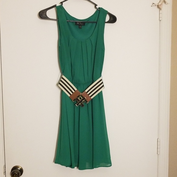 3 FOR 15 BCX Green dress Size XS - Picture 2 of 7
